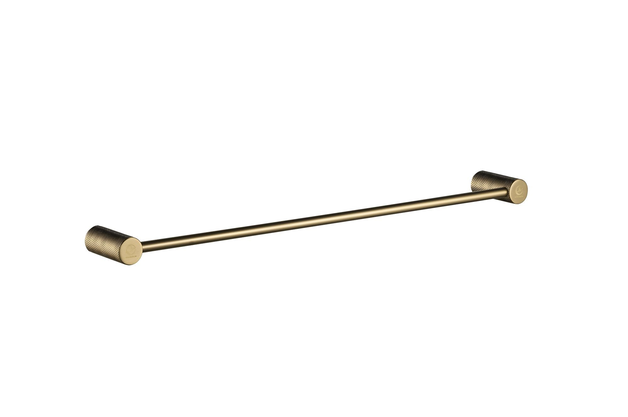Round designer single towel rail Brushed Gold-6601C007BG