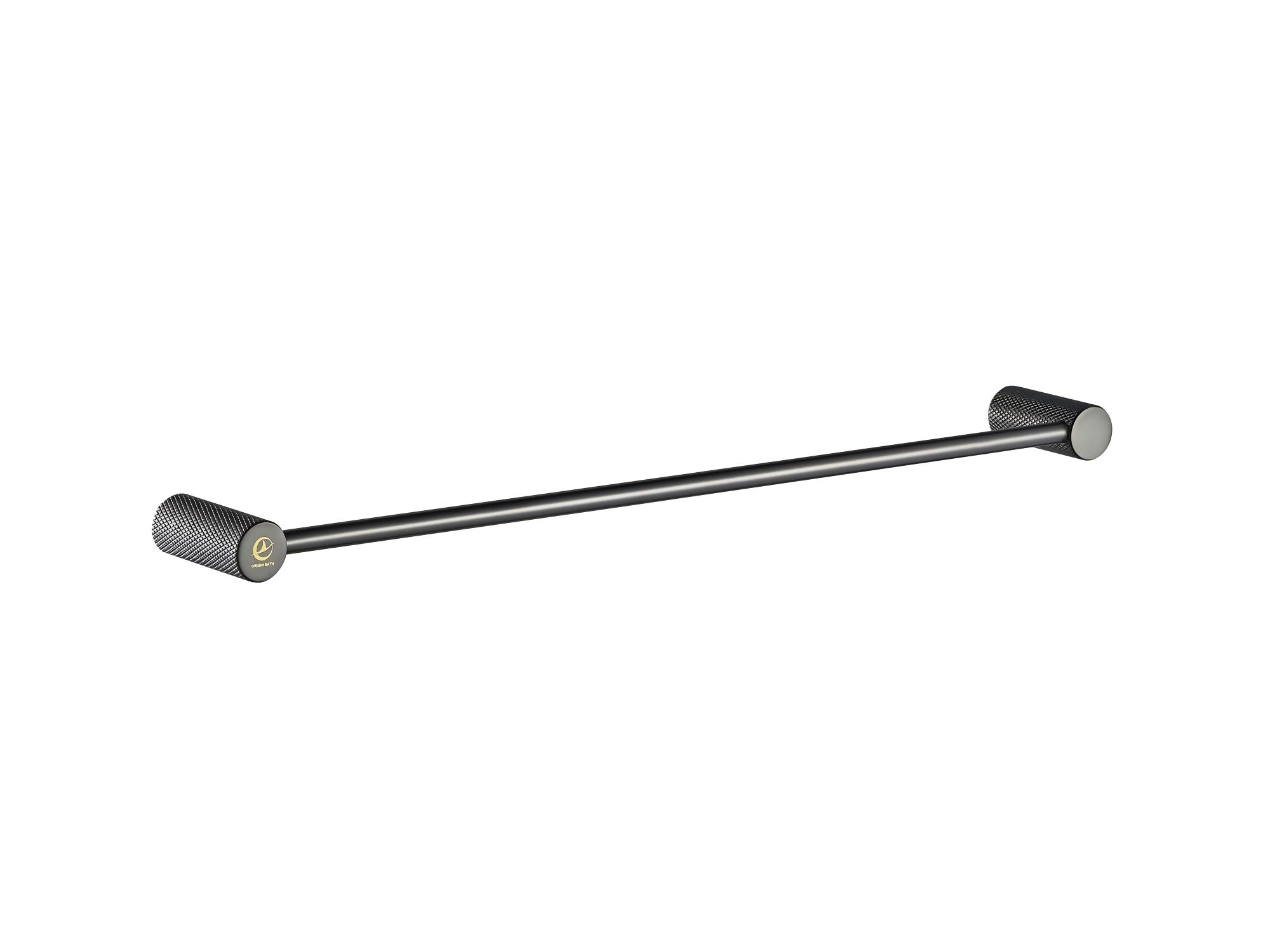 Round designer single towel rail Gun Metal-6601C007GG