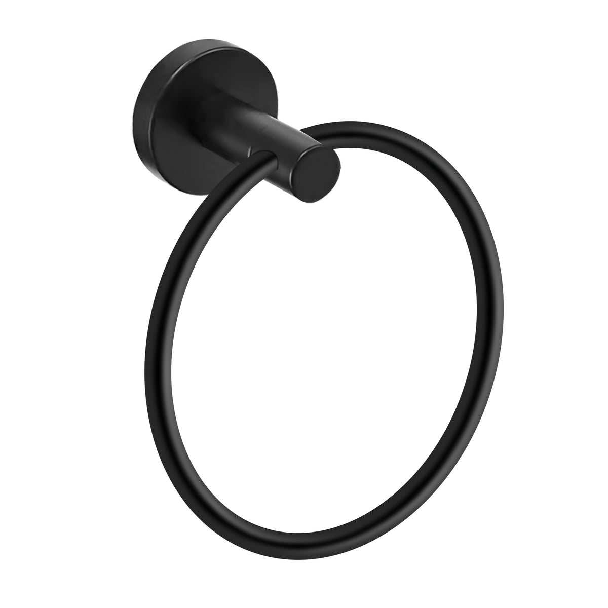 Round towel ring Black-6607S003-MB