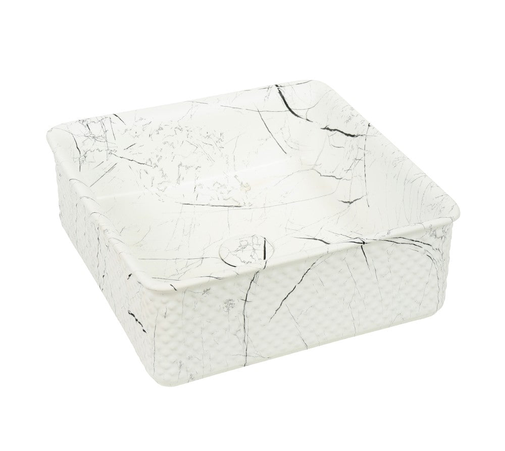 Basin White marbled finish A734-P429M