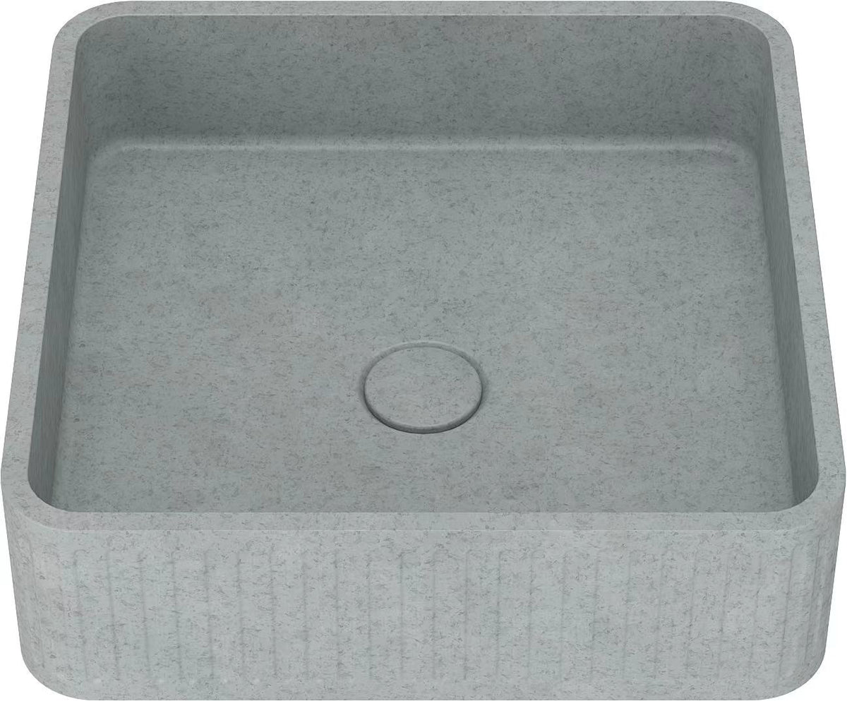 Basin Concrete light Green Textured Square UF-1059-BE
