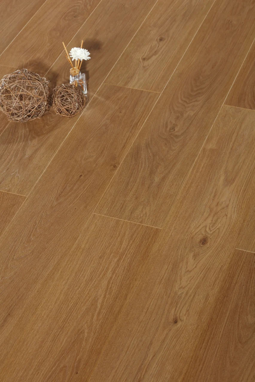 L158 12mm Amber Oak Premium Laminate flooring