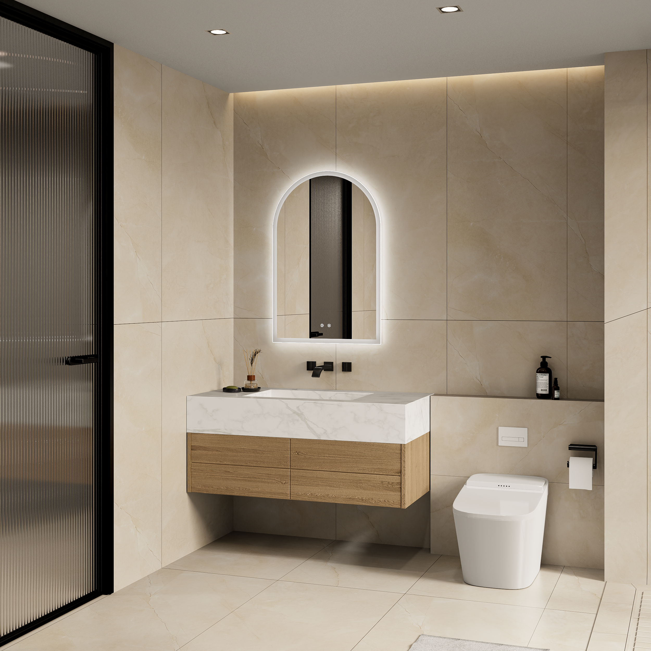 Arch LED Mirror 610_914mm