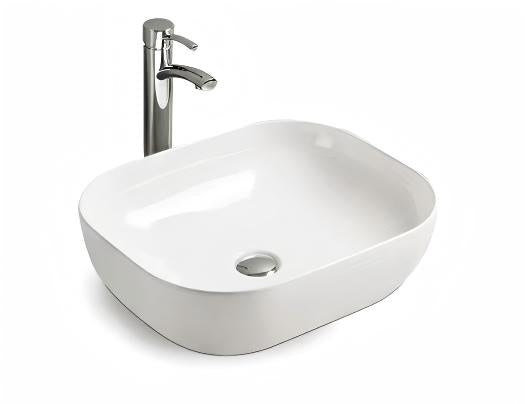 Basin White Rectangular C134