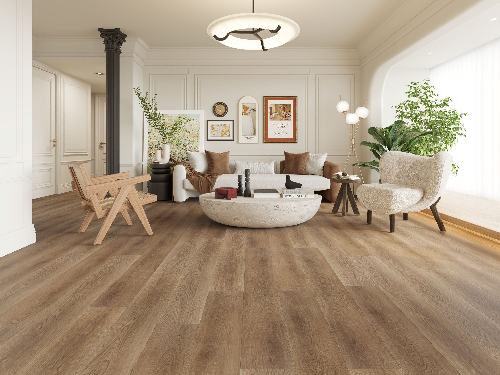 Knotty Oak Hybrid Flooring 10mm