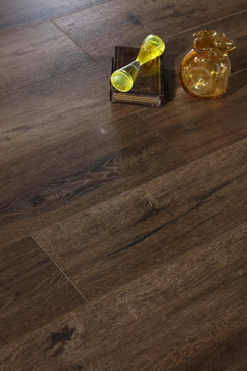 L150 12mm Brown Oak premium Laminate flooring