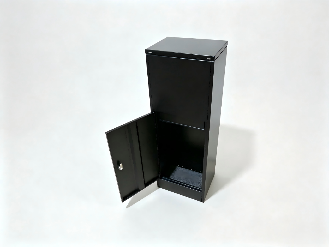 Black Free-Standing Letterbox