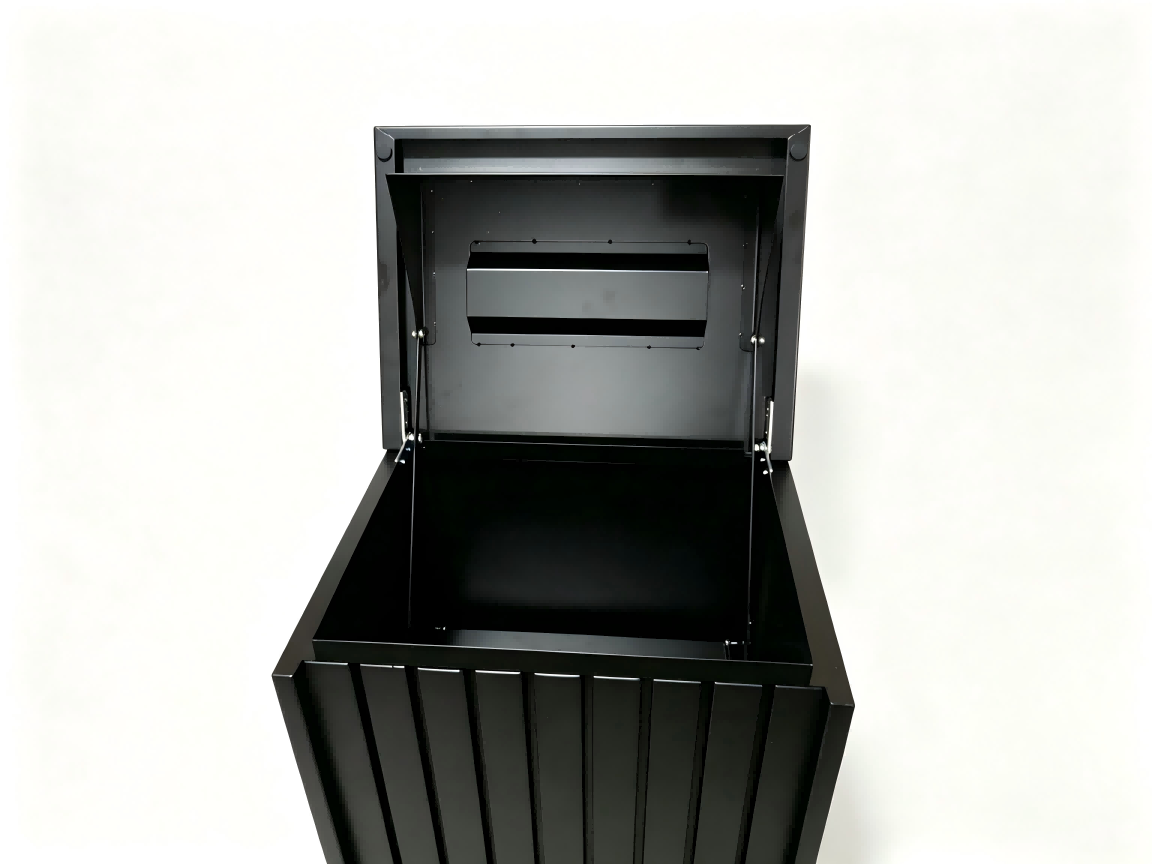 Black Free-Standing Letterbox