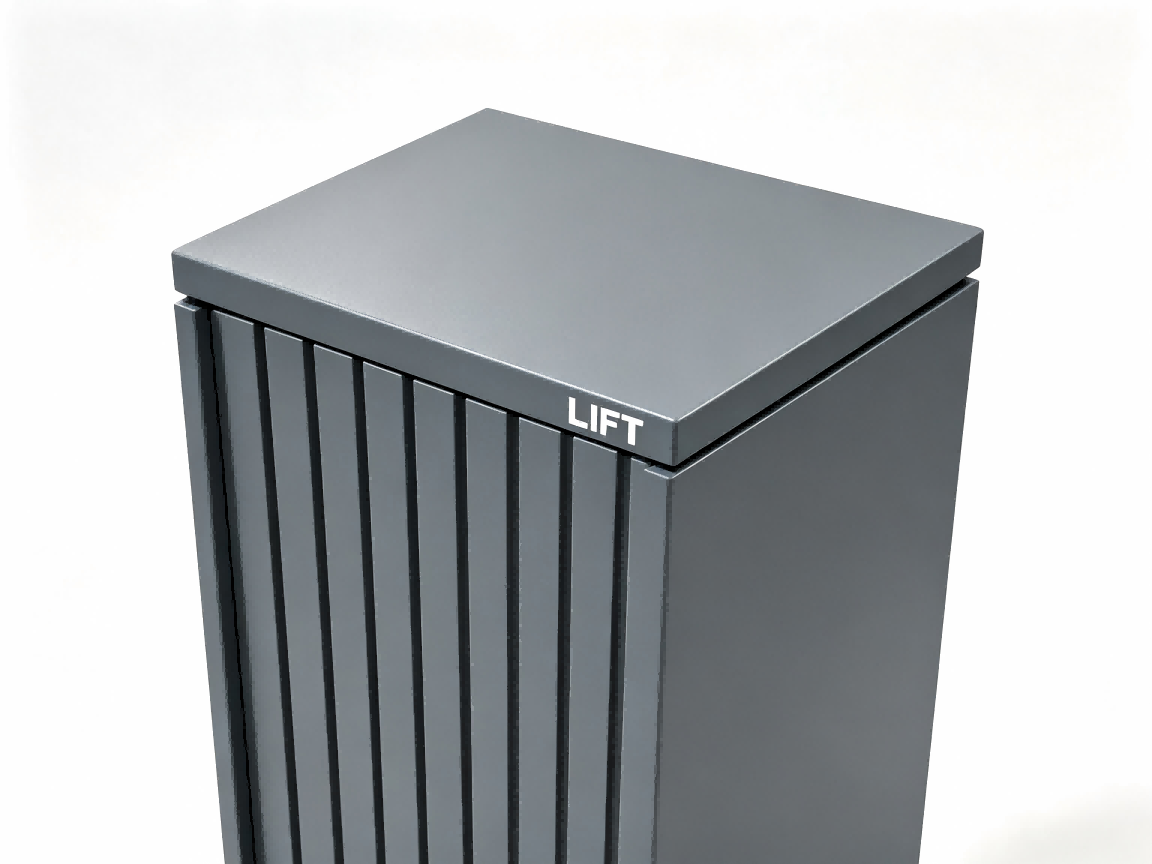 Grey Free-Standing Letterbox