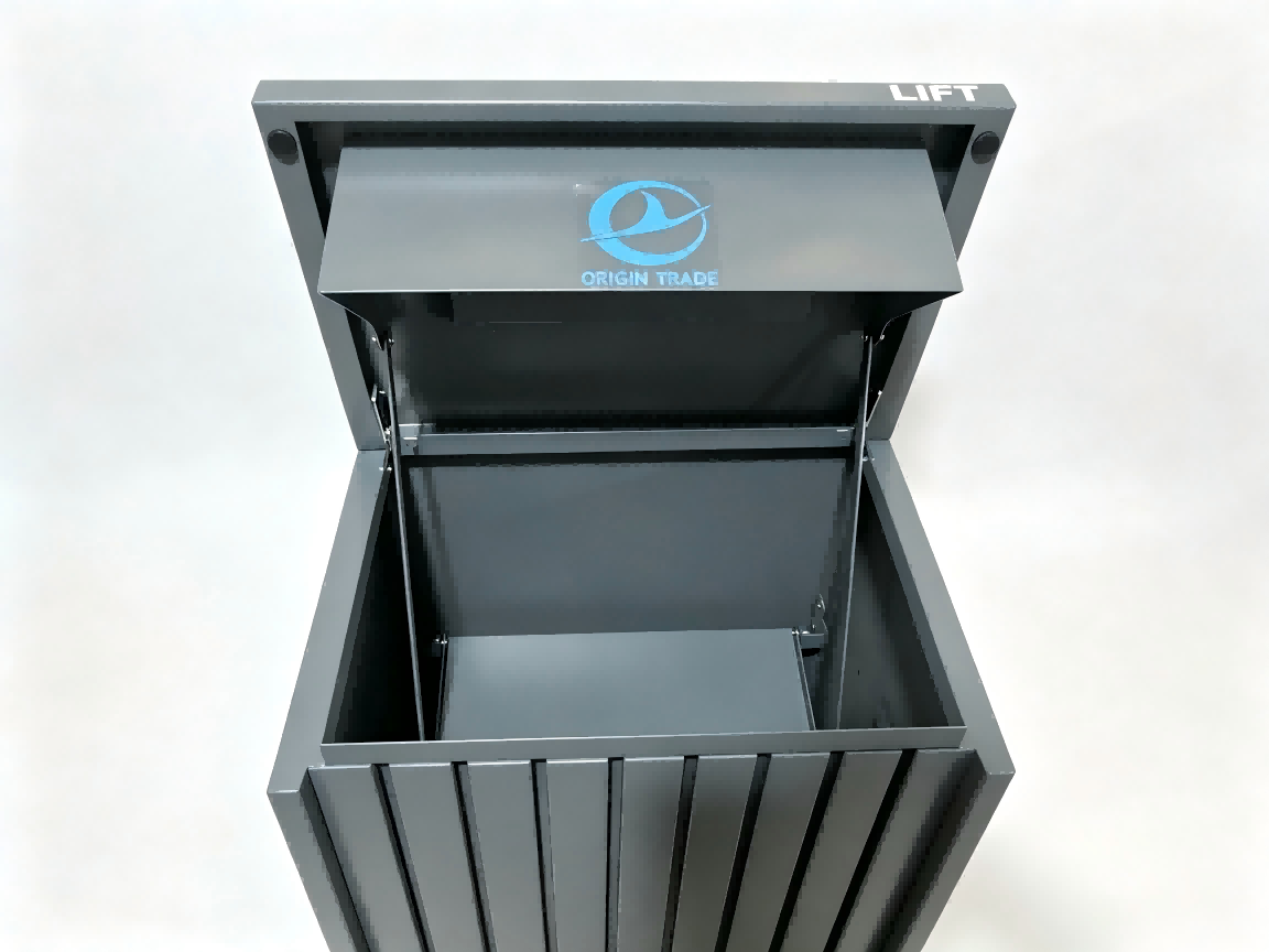 Grey Free-Standing Letterbox