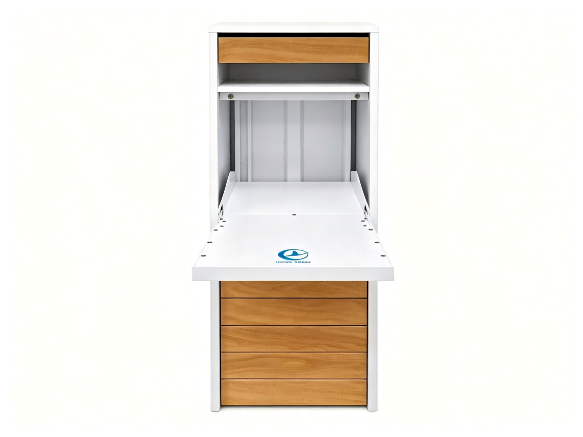 Teak & White Free-Standing Letterbox-Parcels