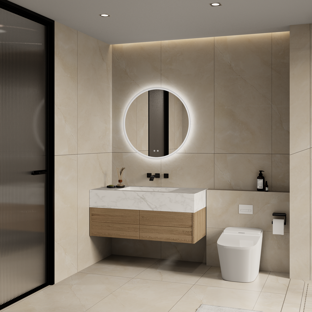 Round LED Mirror 800mm