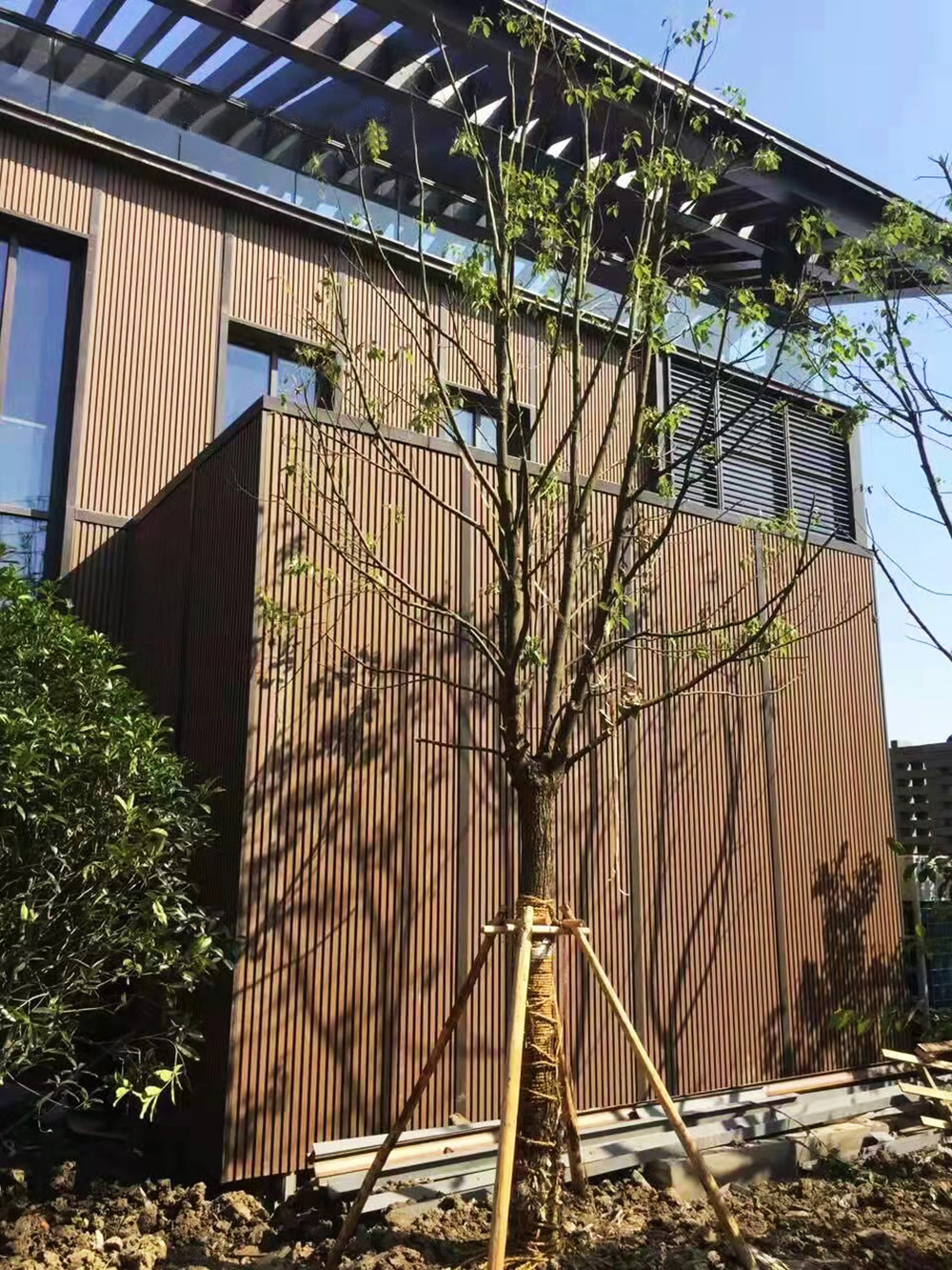 4 Pier Teak External Wall Cladding